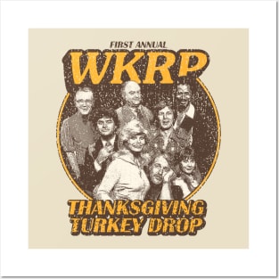 WKRP First Annual Turkey Drop Posters and Art